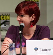 Lauren Faust at San Diego Comic Con.