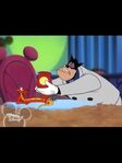 Mushu and Cri-kee with Pete at the House of Mouse