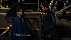 Cora and Hook arrive in Storybrooke