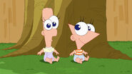 Phineas and Ferb turned into babies
