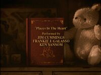 The credits for "Places in the Heart"