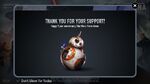 Star Wars Force Arena 1 Year Message