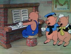 The Three Little Pigs piano