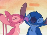 Angel licking Stitch