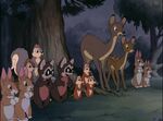 The Forest Animals see Snow White wake up.