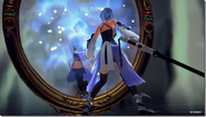 Aqua fights Phantom Aqua