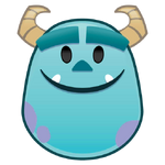 Sulley's emoji for Disney Emoji Blitz