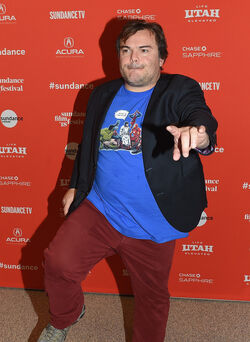 Jack Black and son Samuel Jason Black at the World Premiere of Dreamworks  Animation and Twentieth