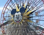 Mickey's Fun Wheel under construction
