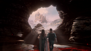 Hercules and Megara enter Olympus in Once Upon a Time.