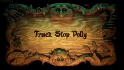 Amphibia Truck Stop Polly title card