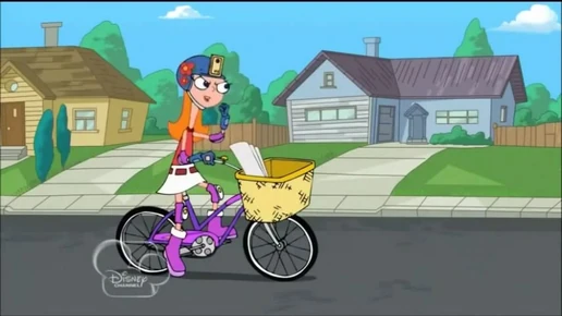 Candace in the bike