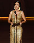 Julia Louis-Dreyfus speaks onstage at the 71st annual Emmy Awards in September 2019.