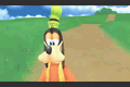 Goofy in the opening scene of Kingdom Hearts: Chain of Memories