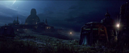 Luke Skywalker's Jedi Temple in Star Wars The Last Jedi