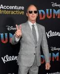 Michael Keaton at premiere of Dumbo in March 2019.
