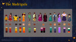 Concept color key of the Madrigals
