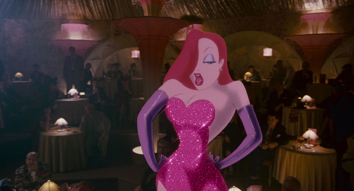 Original Production Cel of Jessica Rabbit from Who Framed Roger