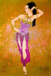 Aladdin Broadway Costume Concept Art Harem Girl