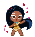 Pocahontas as a cookie in Cookie Run: Kingdom