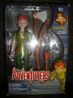 Disney Adventurer 6 Peter Pan and Captain Hook Action Figures