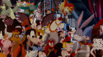 El Dragón Chiflado (izquierda) y otros Dibus en Who Framed Roger Rabbit.