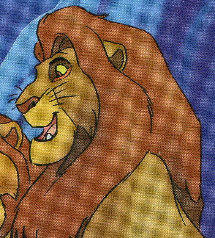 lion king ahadi and mufasa