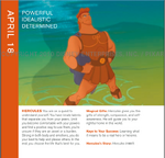 Hercules' page in Disneystrology