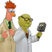 Bunsen and Beaker inDisney Heroes: Battle Mode.