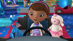 Doc, stuffy and lambie at a car game