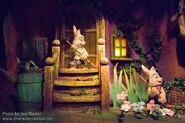 The Farming Rabbits in the "How Do You Do?" in Splash Mountain at Tokyo Disneyland.