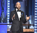 Keegan-Michael Key speaks onstage during the 71st annual Tony awards in June 2017.