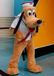 Pluto on the Disney Cruise Line