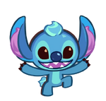 Stitch as a cookie in Cookie Run: Kingdom