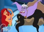 Ariel frightened by Ursula