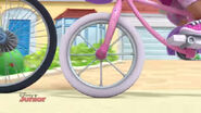 Doc's bicycle wheel