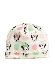 Gorro estampado de punto de H&M.