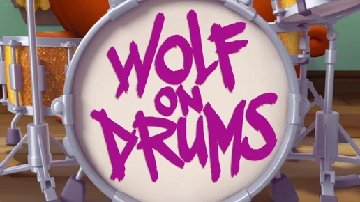Wolf on Drums