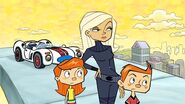 Agent K with her children Todd and Riley