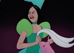 Drizella is the one ripping Cinderella's dress.