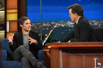 Gael Garcia Bernal visits The Late Show with Stephen Colbert in October 2016.