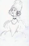 A rough sketch of Marguerite by Mel Shaw