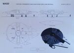 Size and scale sketches of the Millennium Falcon.