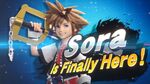 Sora's splash art for his trailer in Super Smash Bros. Ultimate.