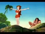 Tarzan and jane swimming