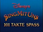 Opening title card to the 1995 German VHS of "101 Notes of Fun" known as "101 Takte Spass"