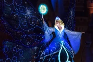 BlueFairyOnParadeTDL.jpg (331 KB) Tokyo Disneyland. July 2015 - present. The newer costume of Blue Fairy is also used in the DreamLights parade.