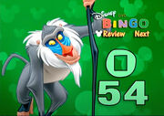 Disney DVD Bingo Rafiki