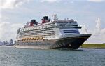 The Disney Dream arriving at Port Canaveral