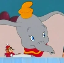 Dumbo con Timoteo.